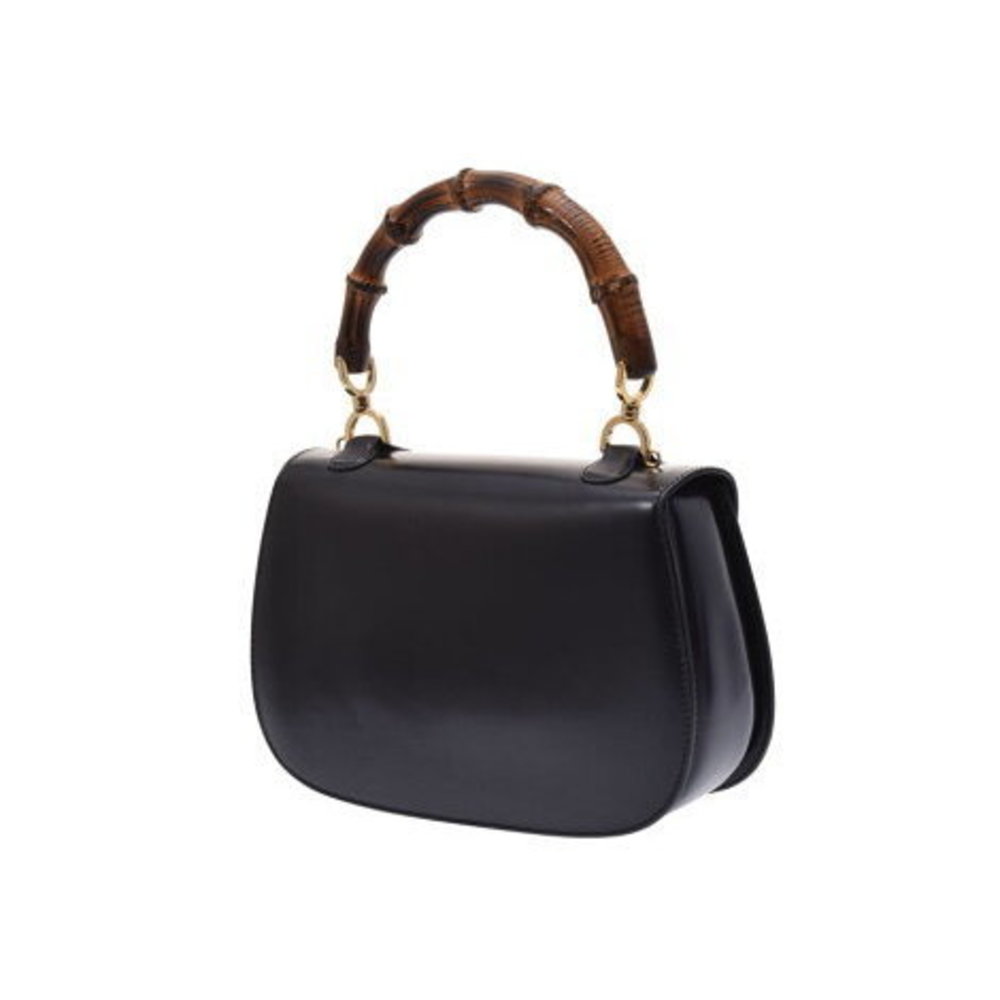 Gucci Handbag bamboo leather black strap - Picture 2 of 12